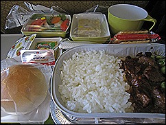 エチオピア航空の機内食